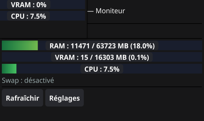 VRAM Guard — interface de surveillance